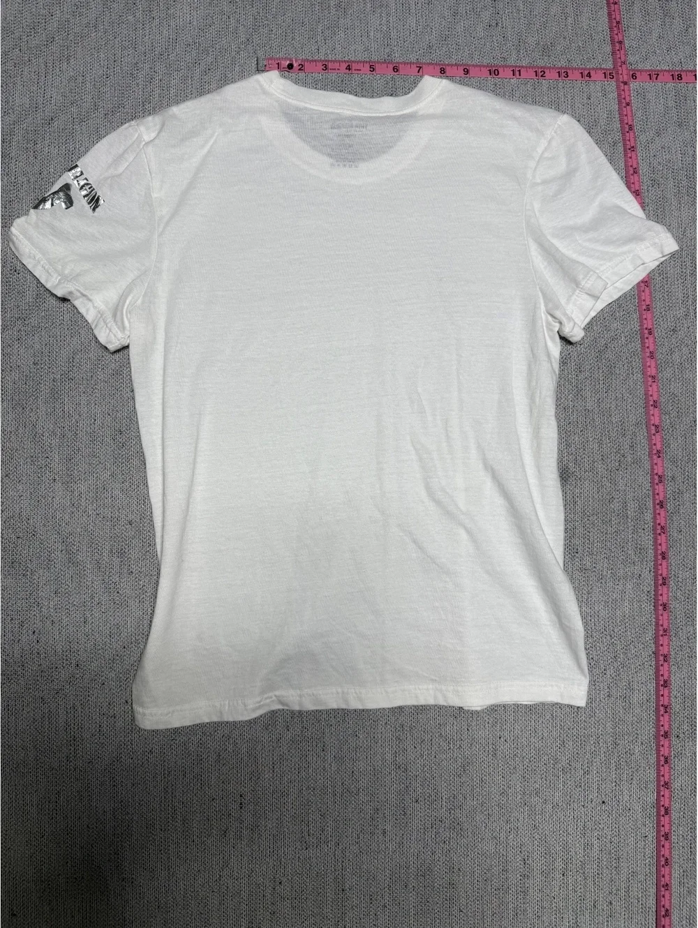 True Religion White Cotton T-Shirt Medium